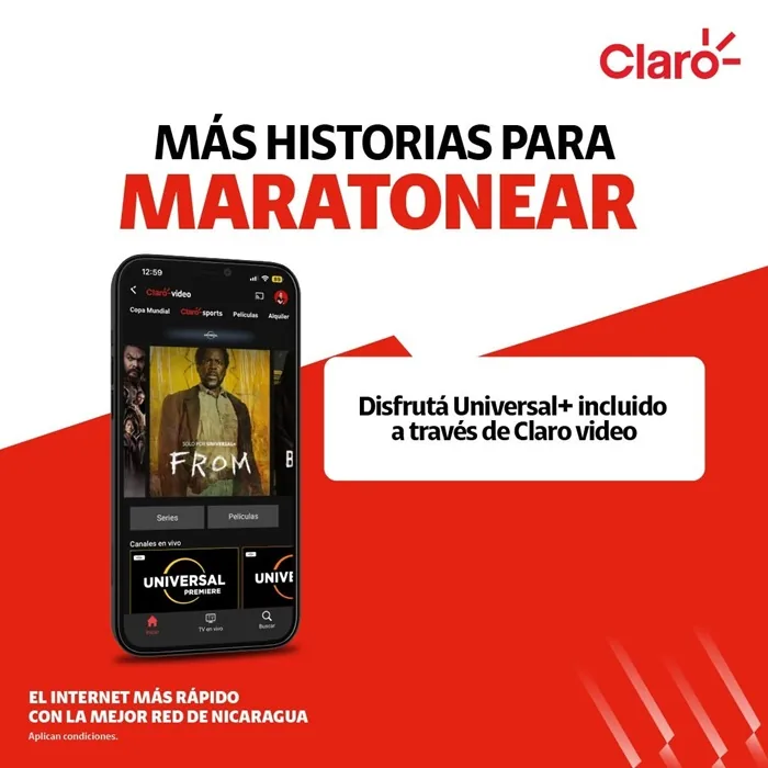 Los usuarios de Claro Video con servicios fijos y pospago acceden a un catálogo premium sin costo adicional.