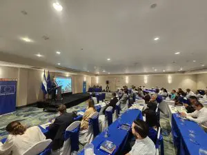 El Embajador Fernando Ponz Cantó durante su intervención en el evento.