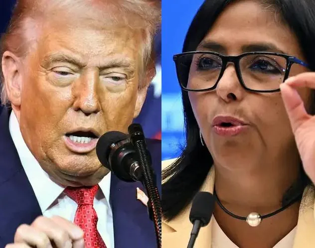 Imagen dividida que muestra a dos figuras públicas hablando ante micrófonos en entornos profesionales y políticos.