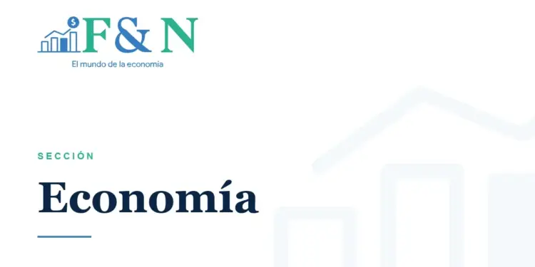 Imagen de la sección Economía con el logotipo corporativo y gráfico de barras de fondo.