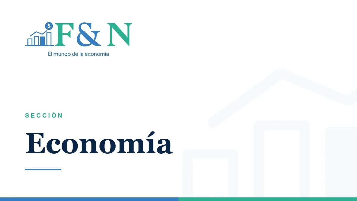 Imagen de la sección Economía con el logotipo corporativo y gráfico de barras de fondo.